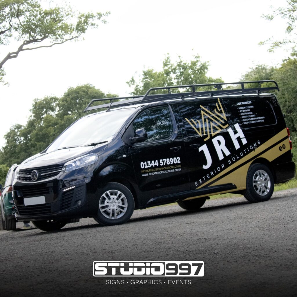 The JRH Exterior Solutions van